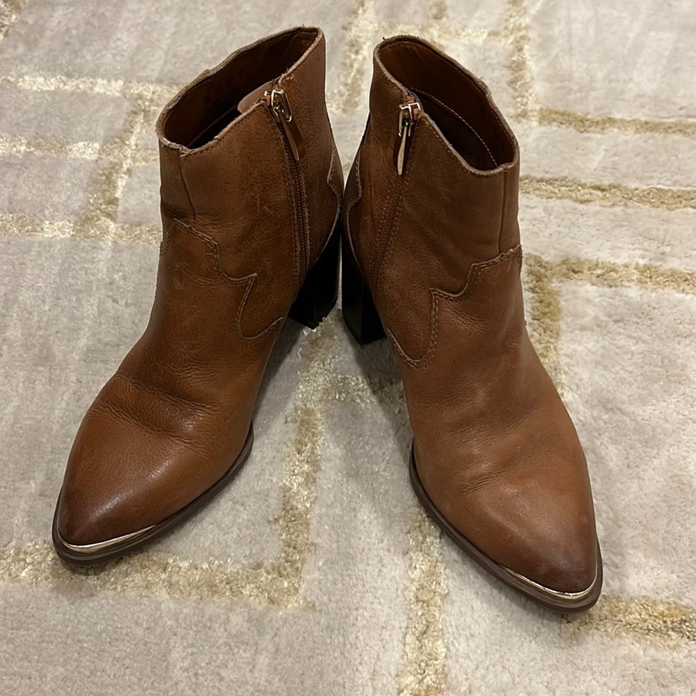 Franco Sarto short western style boot